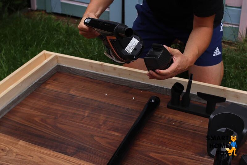 Das abnehmen des Akkus ist kinderleicht